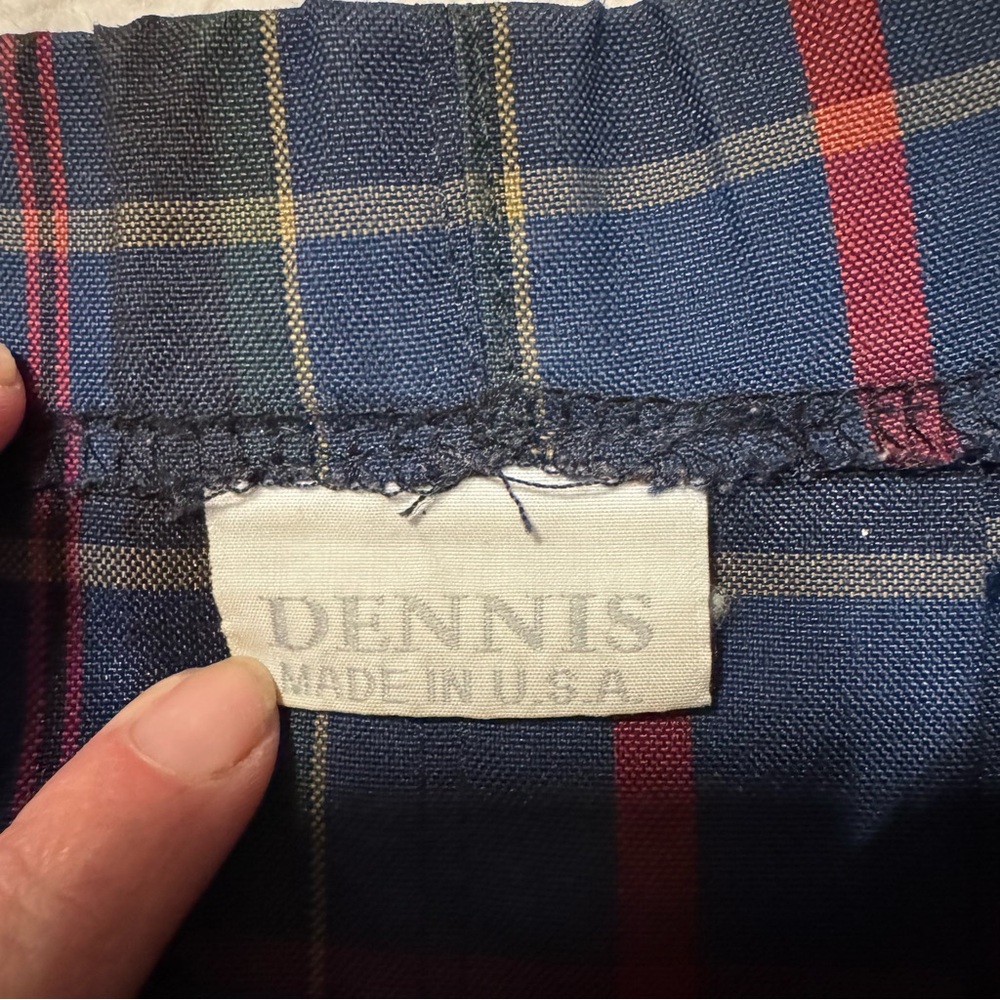Dennis Uniform Plaid Pleated Skirt Juniors 5 XS Preppy Coquette Academia y2k - Picture 4 of 6